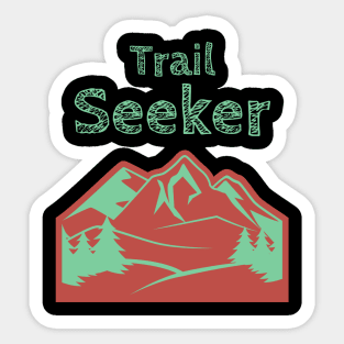 Trail Seeker Mountain Trekking Sticker